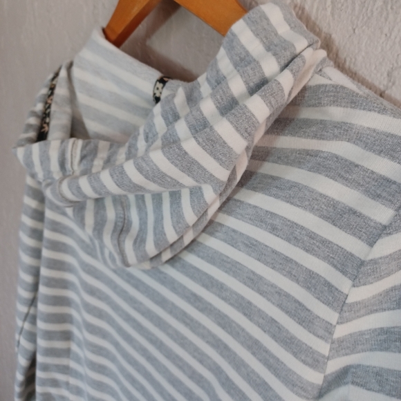 Saturday Sunday {Anthropologie} Striped Zip Up Hoodie Size Medium - Picture 10 of 14